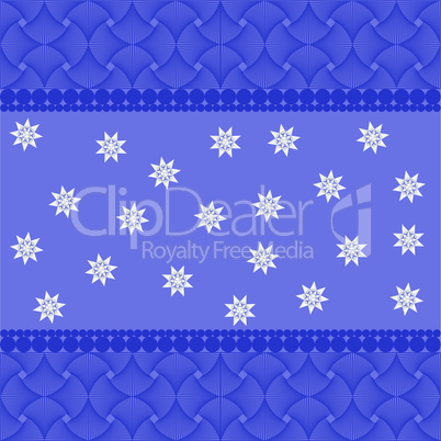 Knitted background blue
