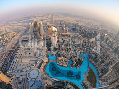 Blick vom Burj Khalifa