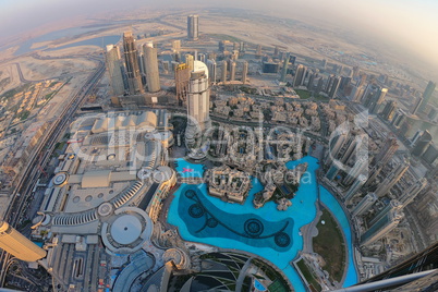 Blick vom Burj Khalifa