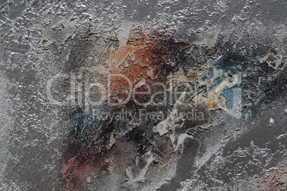 Abstract textured background - grungy metal close up