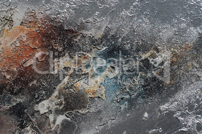 Abstract textured background - grungy metal close up