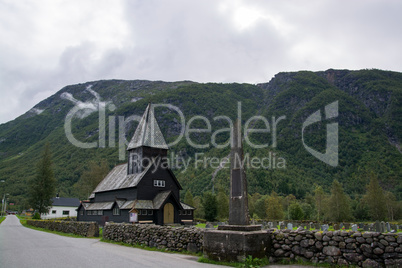 Stabkirche Roldal, Hordaland, Norwegen