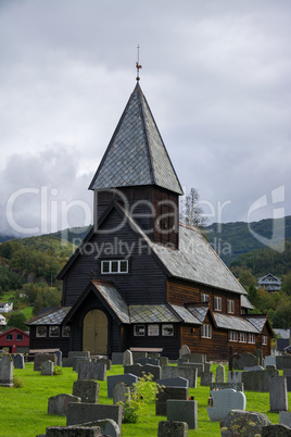 Stabkirche Roldal, Hordaland, Norwegen