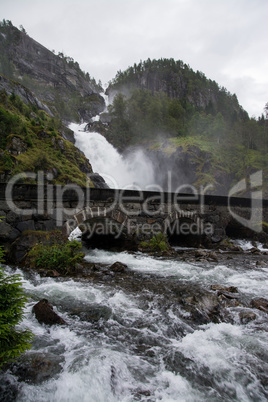 Lotefossen, Hordaland, Norwegen