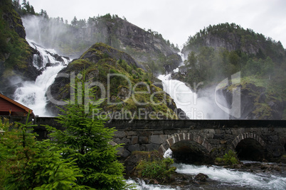 Lotefossen, Hordaland, Norwegen