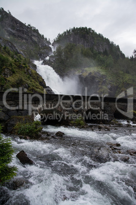 Lotefossen, Hordaland, Norwegen