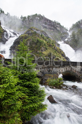 Lotefossen, Hordaland, Norwegen