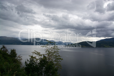 Hardangerfjord, Hordaland, Norwegen