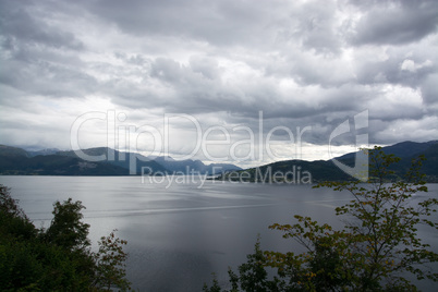 Hardangerfjord, Hordaland, Norwegen