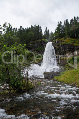 Steinsdalsfossen, Hordaland, Norwegen