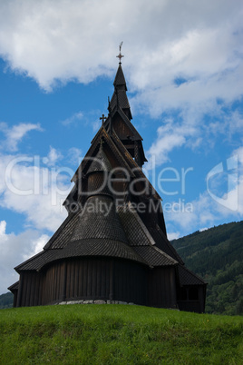 Stabkirche Hopperstad, Sogn og Fjordane, Norwegen