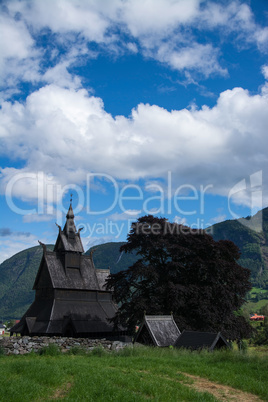 Stabkirche Hopperstad, Sogn og Fjordane, Norwegen