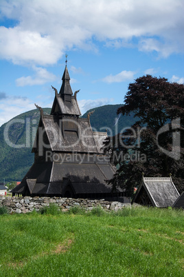 Stabkirche Hopperstad, Sogn og Fjordane, Norwegen