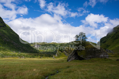 Vikafjell, Hordaland, Norwegen