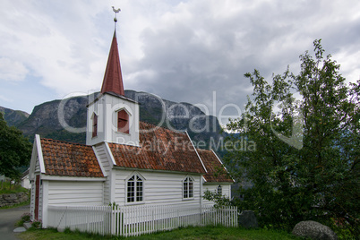 Stabkirche Undredal, Sogn og Fjordane, Norwegen