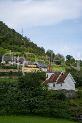 Stabkirche Undredal, Sogn og Fjordane, Norwegen