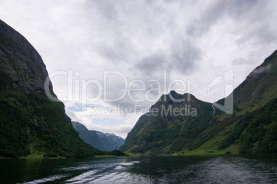 Naeroyfjord, Sogn og Fjordane, Norwegen