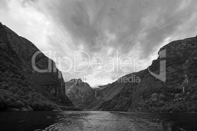 Naeroyfjord, Sogn og Fjordane, Norwegen