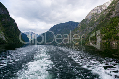 Naeroyfjord, Sogn og Fjordane, Norwegen