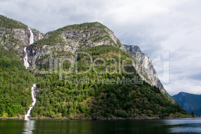 Naeroyfjord, Sogn og Fjordane, Norwegen