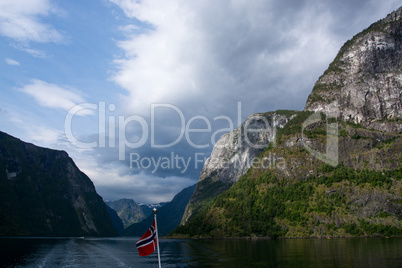 Naeroyfjord, Sogn og Fjordane, Norwegen