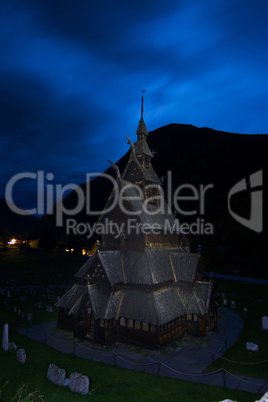 Stabkirche Borgund, Sogn og Fjordane, Norwegen