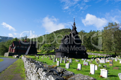 Stabkirche Borgund, Sogn og Fjordane, Norwegen