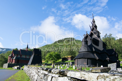 Stabkirche Borgund, Sogn og Fjordane, Norwegen