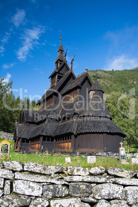 Stabkirche Borgund, Sogn og Fjordane, Norwegen