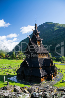 Stabkirche Borgund, Sogn og Fjordane, Norwegen