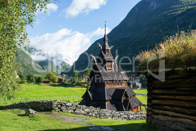 Stabkirche Borgund, Sogn og Fjordane, Norwegen