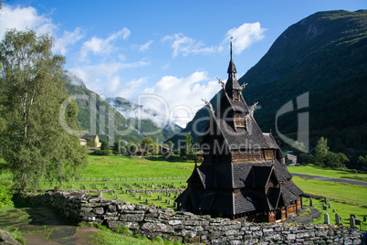 Stabkirche Borgund, Sogn og Fjordane, Norwegen