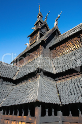 Stabkirche Borgund, Sogn og Fjordane, Norwegen