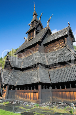 Stabkirche Borgund, Sogn og Fjordane, Norwegen