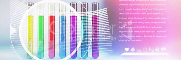 Composite image of composite image of dna helix