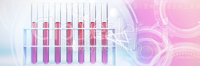 Composite image of image of molecules interface