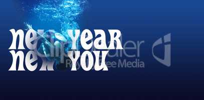 Composite image of new year new you