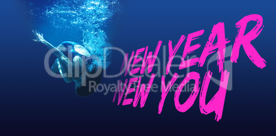 Composite image of new year new you