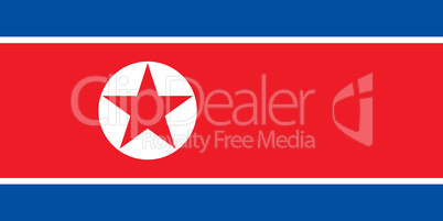 North Korean Flag of North Korea