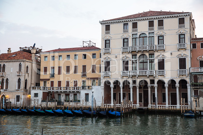 Beautiful photo canal of Venice , Italy .