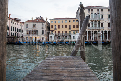 Beautiful photo canal of Venice , Italy .