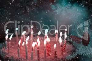 Merry Christmas, beautiful Christmas background. 3D rendering