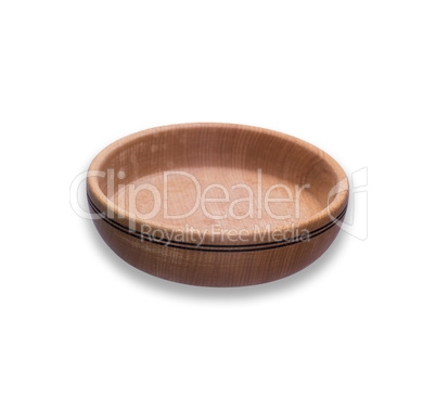 empty brown wooden plate
