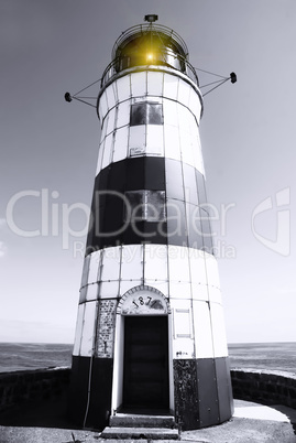 Lighthouse Schleimünde on the Baltic Sea