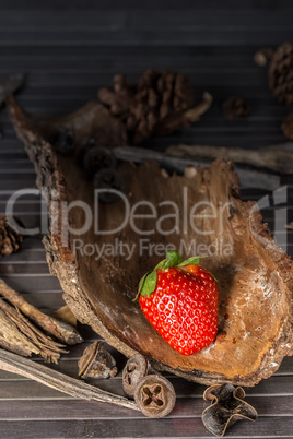 Rustic strawberry