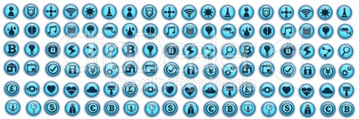 Various app icons