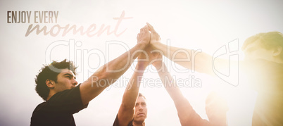 Composite image of enjoy every moment Composite image of enjoy every moment