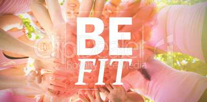 Composite image of be fit
