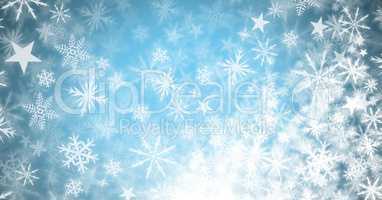 Snowflake Christmas pattern