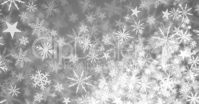 Snowflake Christmas pattern